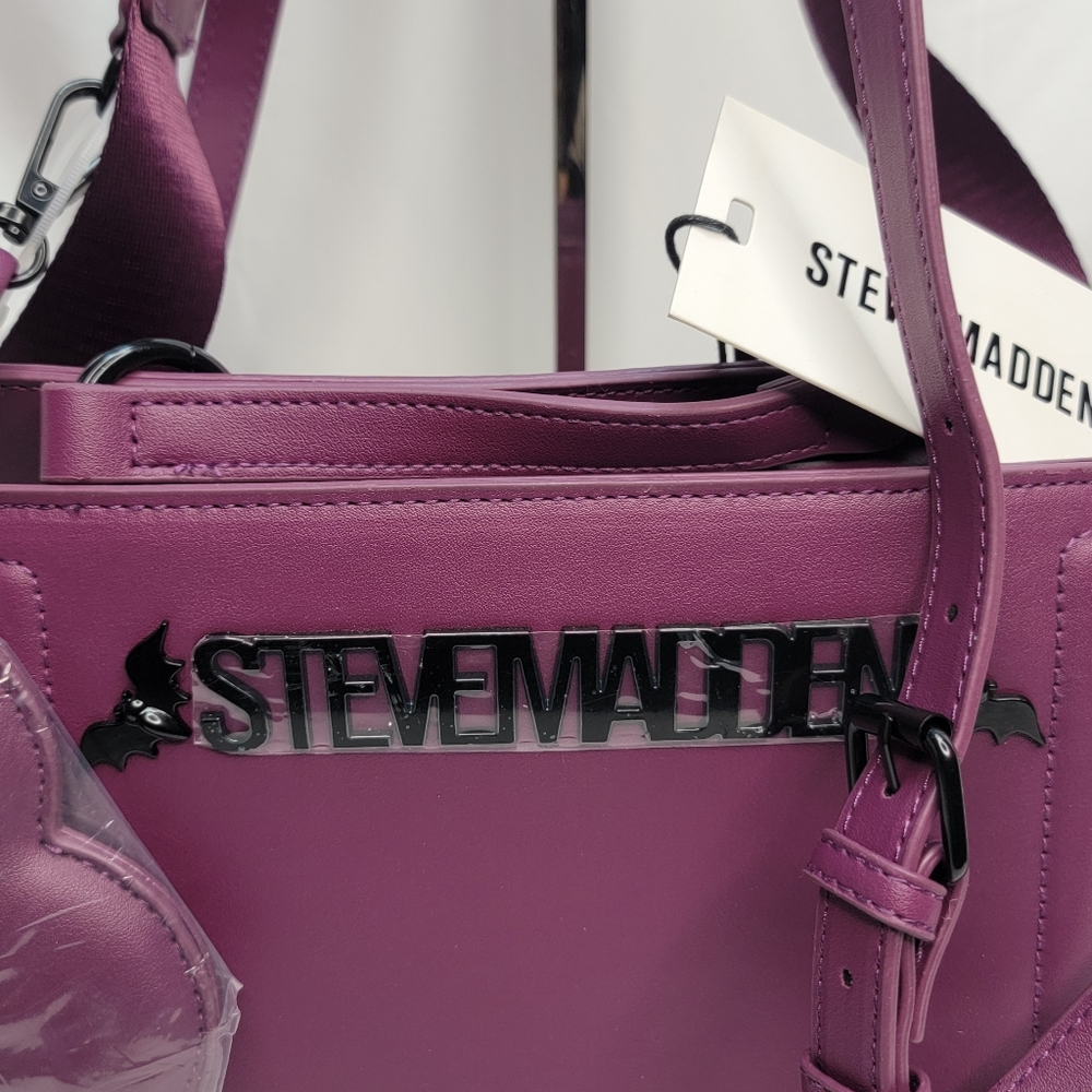 NEW W/ TAGS!! Steve Madden Plum Crossbody Bag - Picture 2 of 9